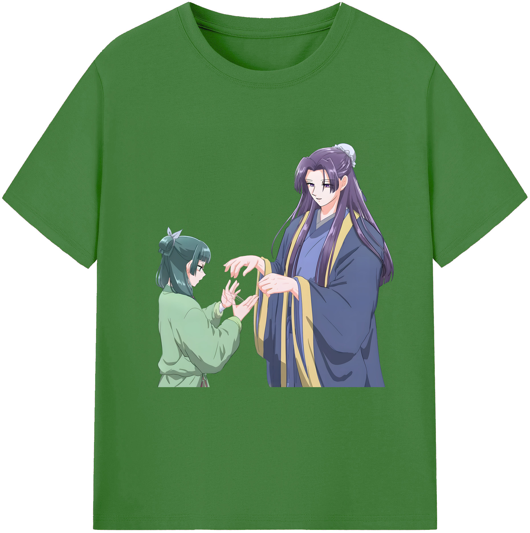 （画像用） 薬屋のひとりごと The Apothecary Diaries レディースカジュアルプリントTシャツ（綿100％）